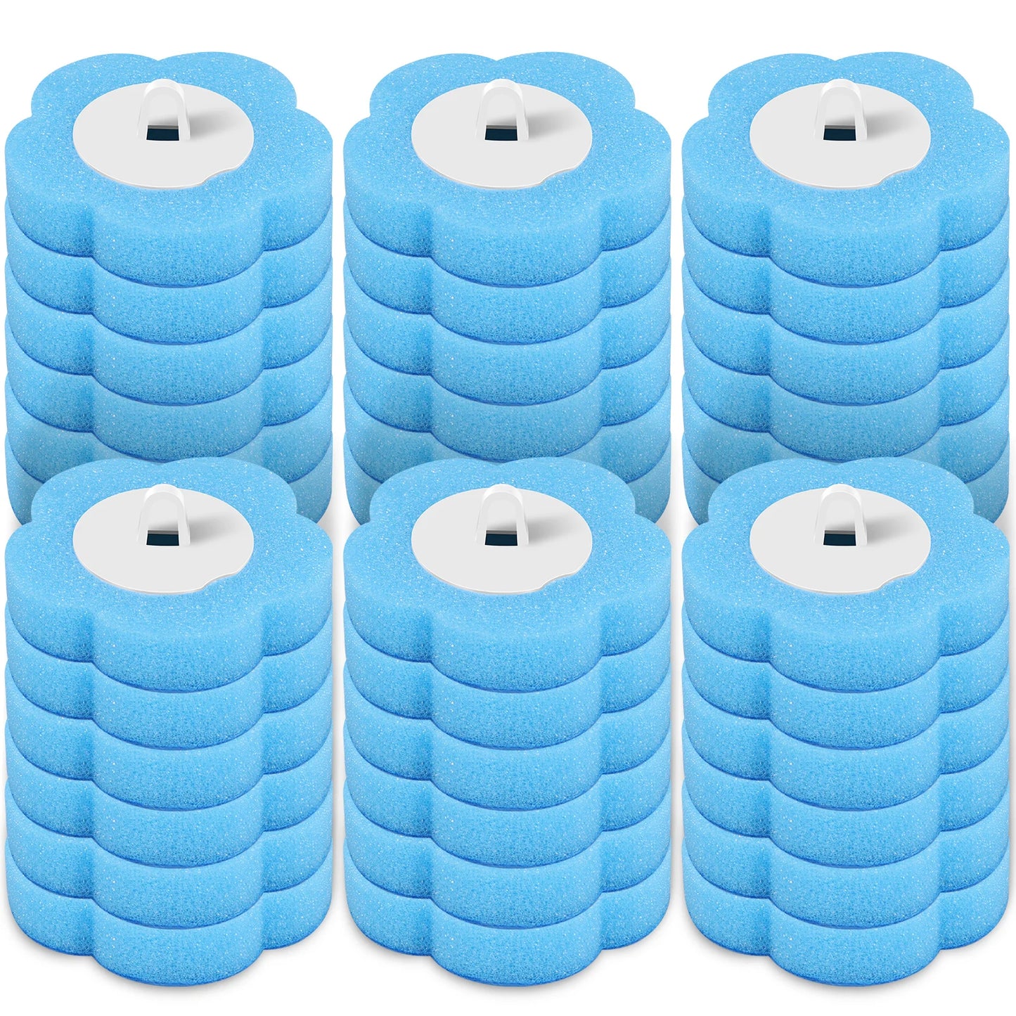 18/36Pcs Disposable Toilet Brush Kit - Wall-Mounted Bathroom Cleaning Tool with Long Handle & Refill WC Accessories