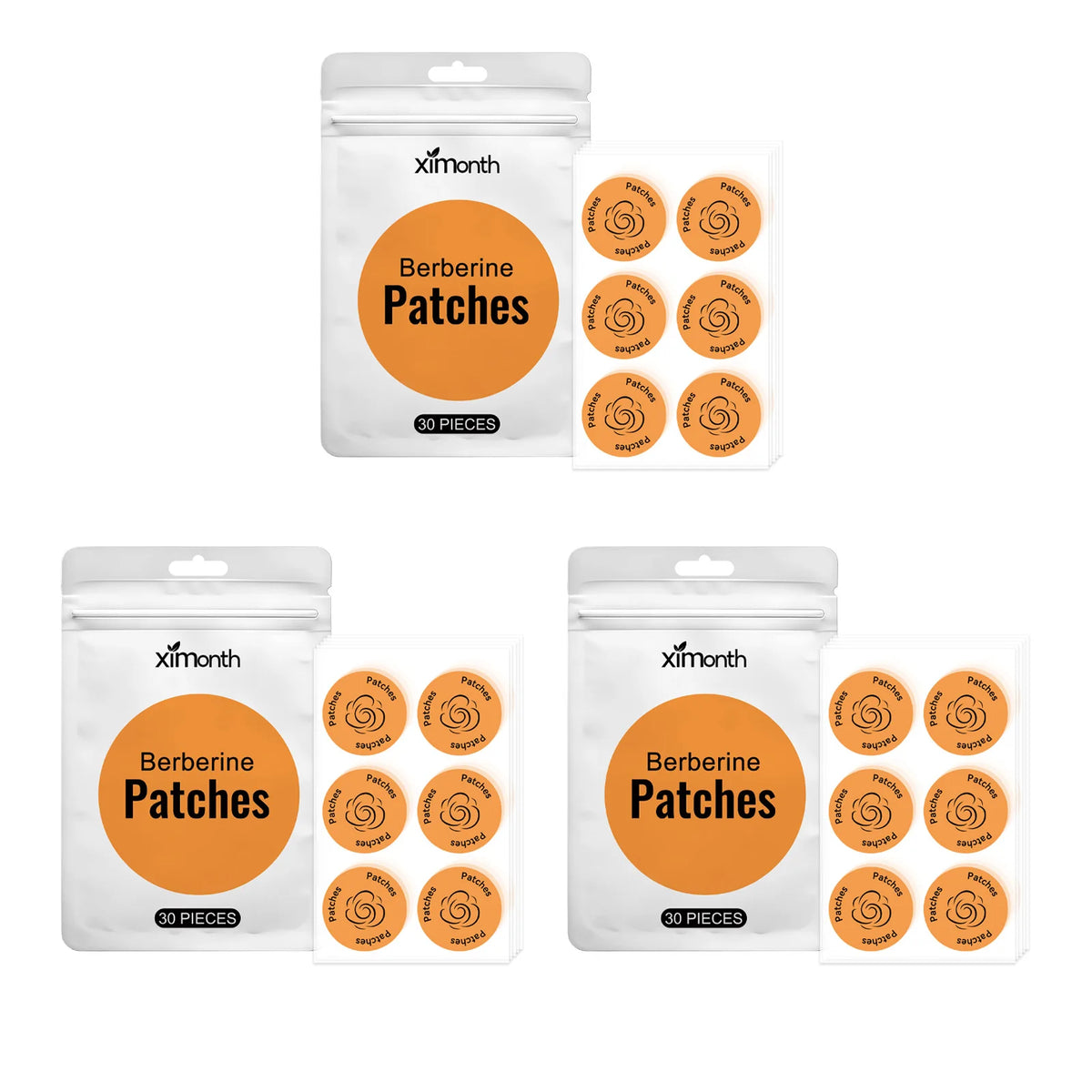 30PCS Berberine Patches - Easy-to-Use Body Care Stickers for Daily Wellness Support