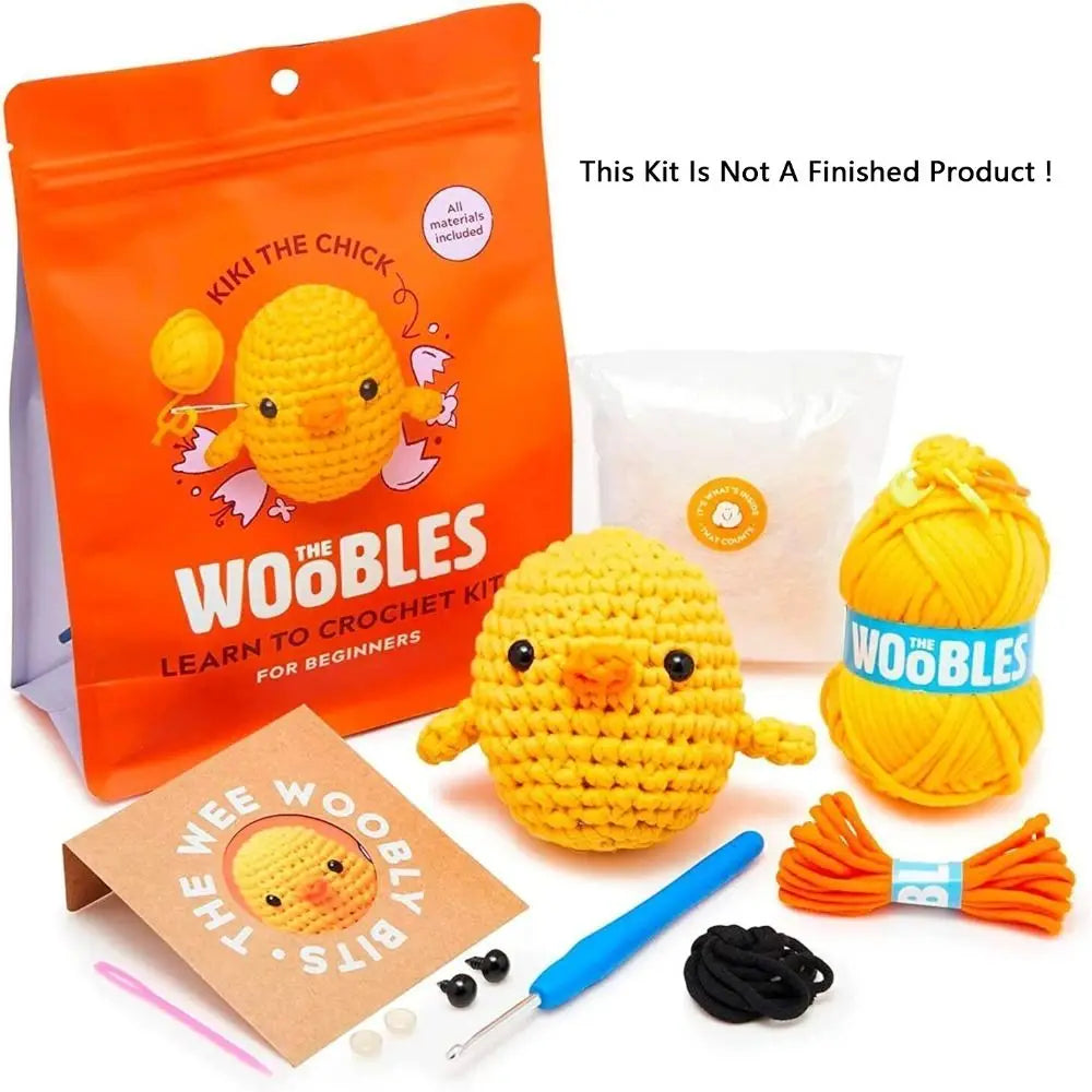 Multifunction Crochet Stuffed Animal Kit β DIY Handmade Yarn Set for Beginners, Includes Crochet Hooks, Non-Finished Product