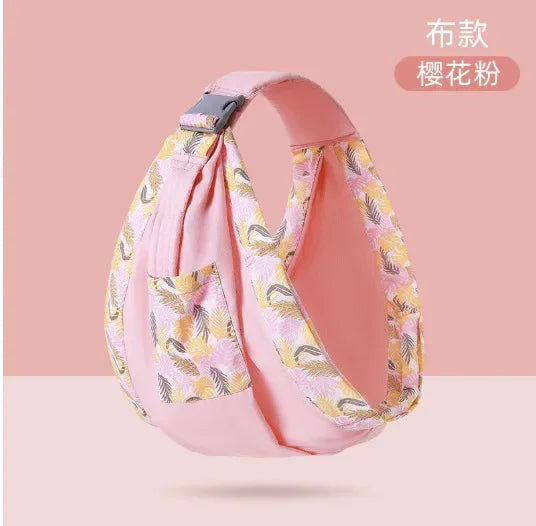 Newborn Baby Wrap Carrier - Dual-Use Infant Sling & Nursing Cover for 0–36 Months