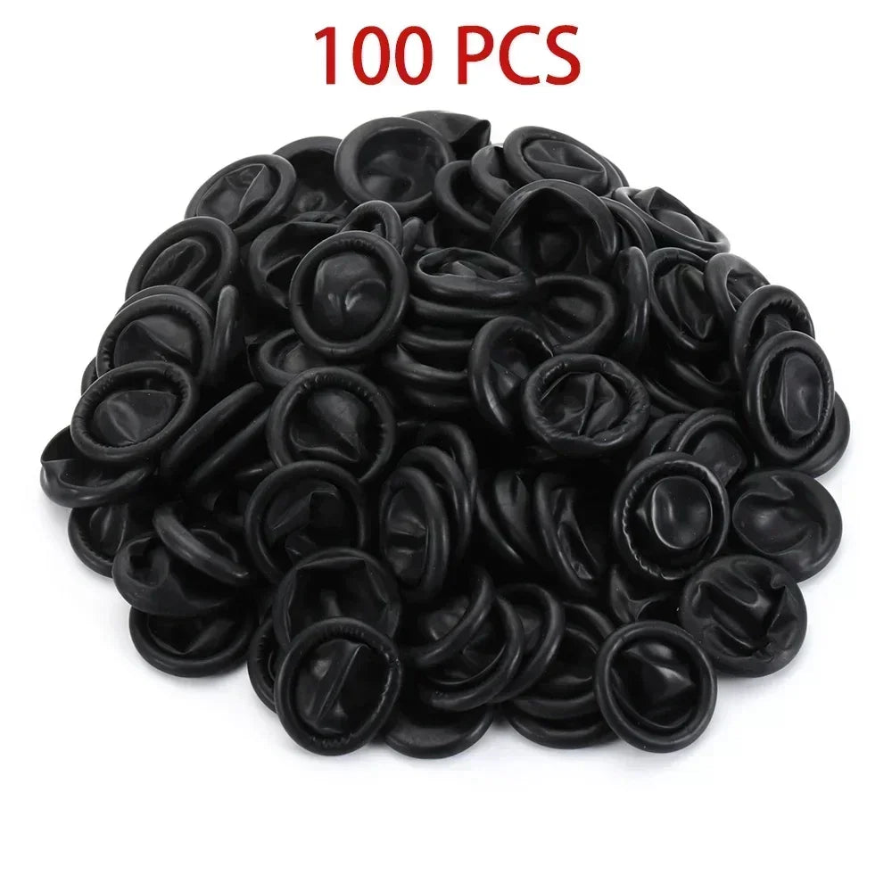 Latex Finger Cots 30/50/100PCS β Anti-Static Non-Slip Fingertip Protectors for Watch Repair, Electronics & Precision Work