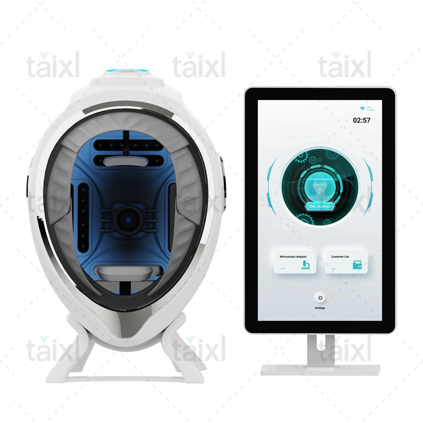 3D AI Facial Skin Analyzer — Professional 8-Spectrum Device for Skin Analysis and Problem Detection