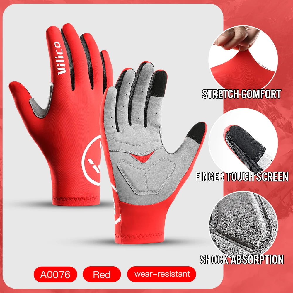 Vilico Professional Cycling Gloves β Touchscreen, Shockproof, Anti-Slip & Wear-Resistant Riding Gloves