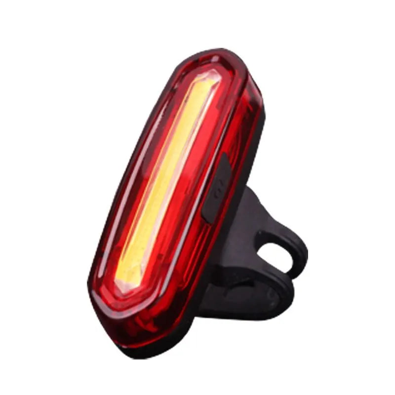 USB Rechargeable Bicycle Taillight – MTB Red LED Rear Cycling Warning Light for Mountain Bike Safety Lamp