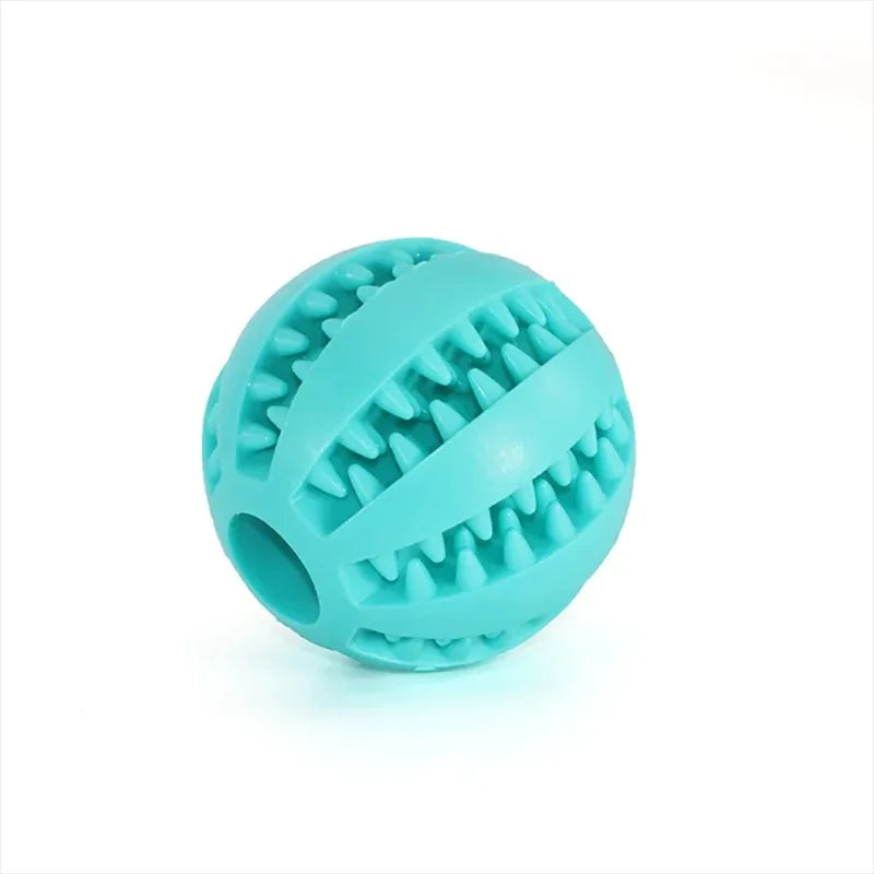 Natural Rubber Dog Chew Toy Ball β Extra Tough 5cm Interactive Tooth Cleaning Pet Treat & Training Toy