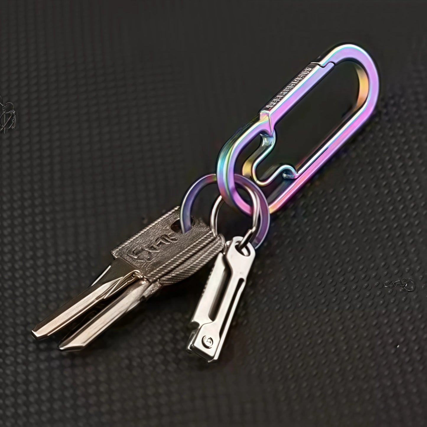 Mini Stainless Steel Folding Knife - Multi-Function Pocket Tool for Keychain, Camping & EDC