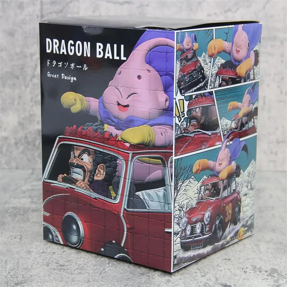 12cm Dragon Ball Z Fat Buu Figure β Majin Buu PVC Collectible Toy, Mr. Satan Car Statue, Anime Model Gift