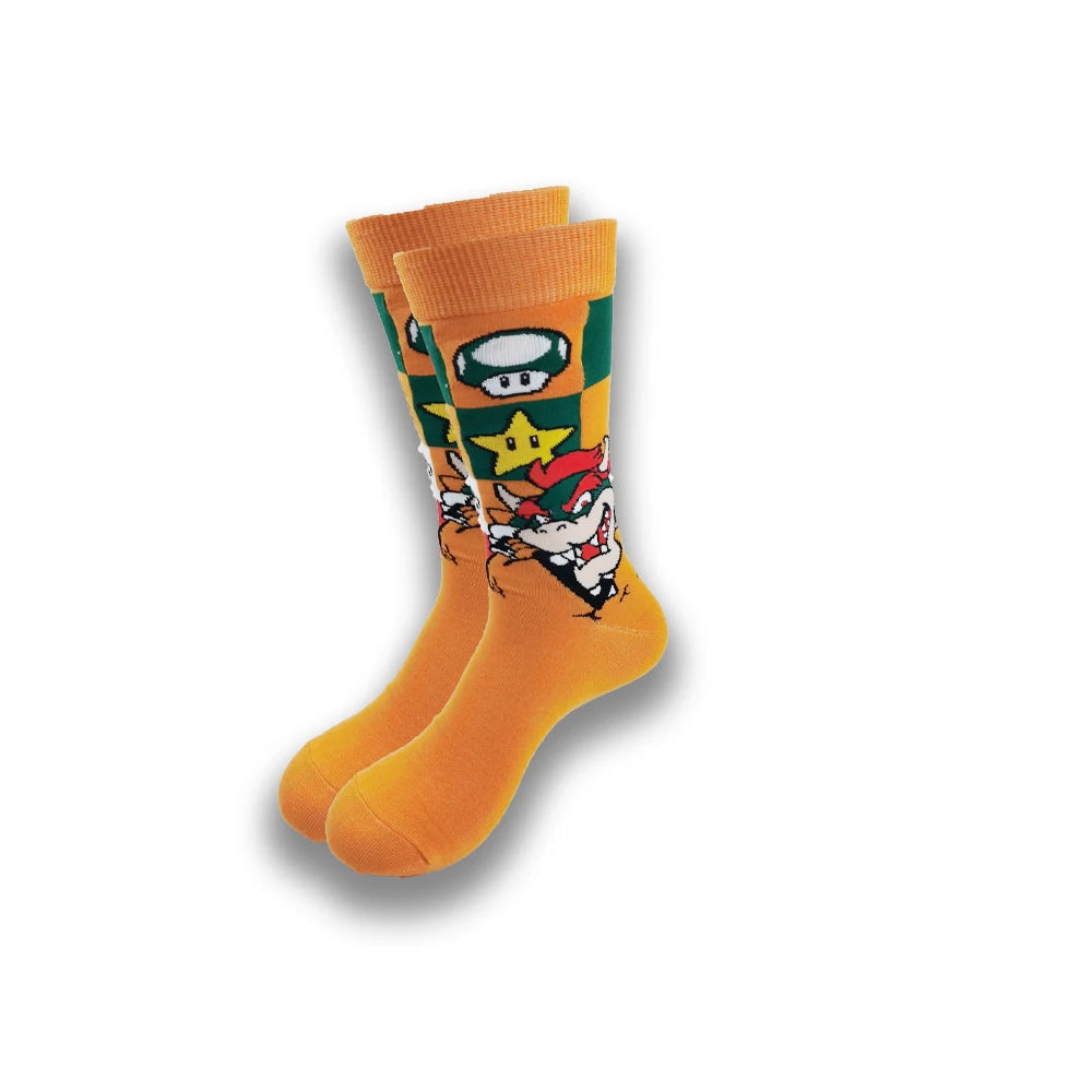 Spring and Autumn Cartoon Movie Character Socks for Men & Women β Funny Fashion High Quality Crew Tube Socks, Unisex Casual Cotton Socks