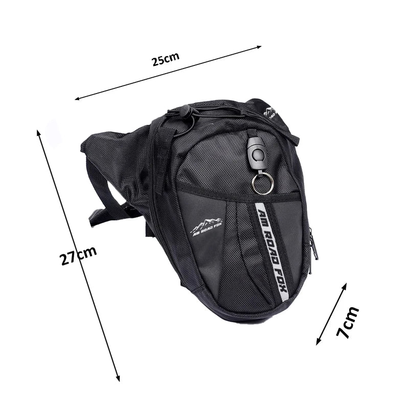 Multifunction Motorcycle Drop Leg Bag – Oxford Waist Bag & Fanny Pack for Bikers, Outdoor & Casual Use