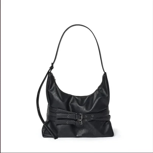 SAMO ONDOH Korean Medium Motorbike Crossbody Bag β Same Style as Song Yuqi