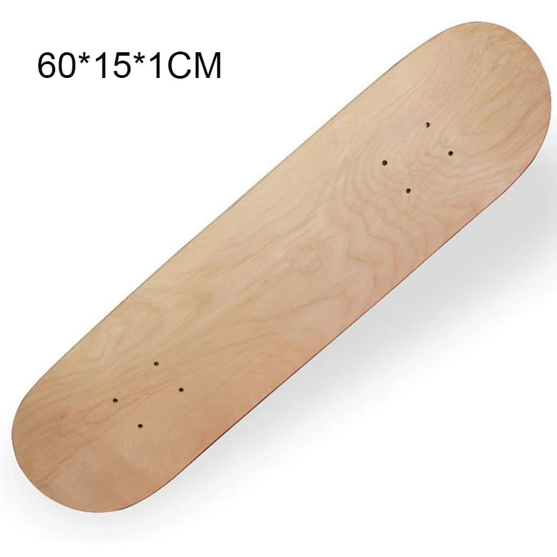 7-9 Layer Maple Skateboard Deck – Double Rocker Mini Cruiser & Dance Board with High Elasticity