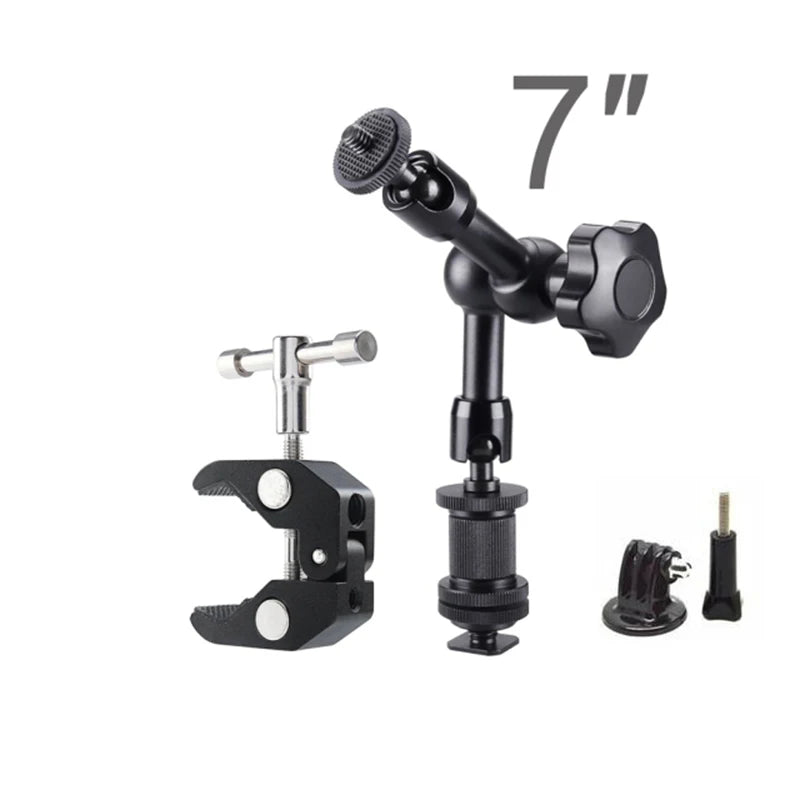 Car Action Camera Mount Bracket for GoPro Hero 10/9/8/7/6/5, DJI Osmo, Insta360, Sports Camera Support