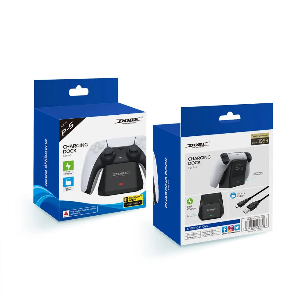 PS5 Controller Charging Dock - USB Single Charging Station for PlayStation 5 Gamepad