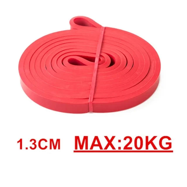 Heavy Duty Resistance Band — Latex Elastic Pull-Up Assist Belt for Pilates, Workout & Home Gym Fitness
