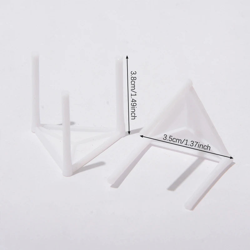 100Pcs Pizza Saver Stands - Plastic Tripod Holder for Pizza Packing and Storage, Stackable Fixing Rack