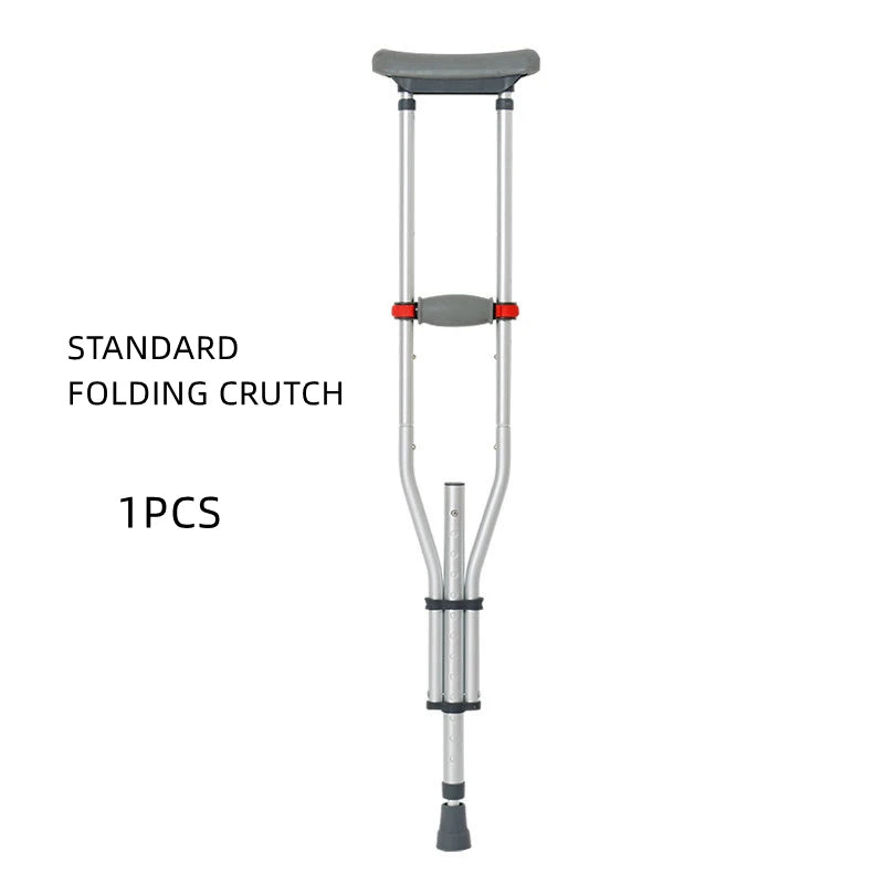 Aluminum Alloy Detachable Foldable Underarm Crutches β Armpit Walking Stick Mobility Aid for Elderly & Disabled