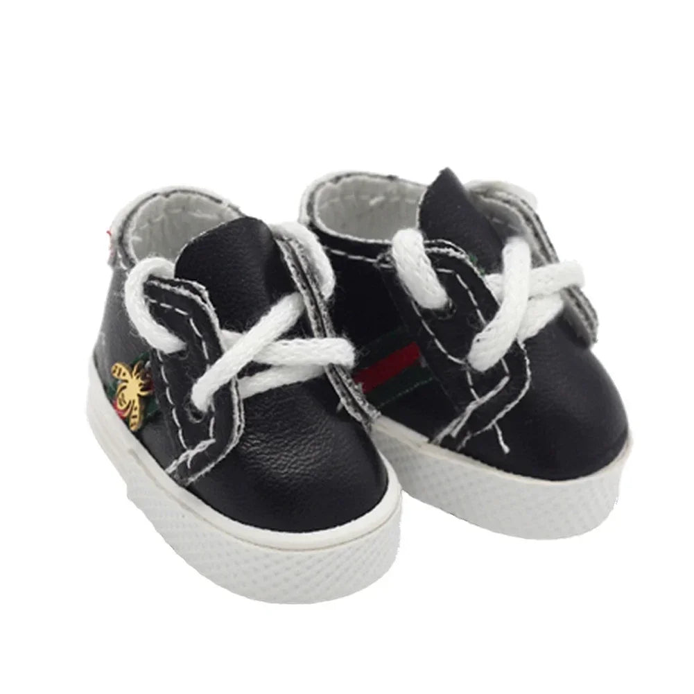 Labubu Doll Sports Shoes 4x1.8cm – Multiple Styles DIY Leather Replacement Shoes & Accessories