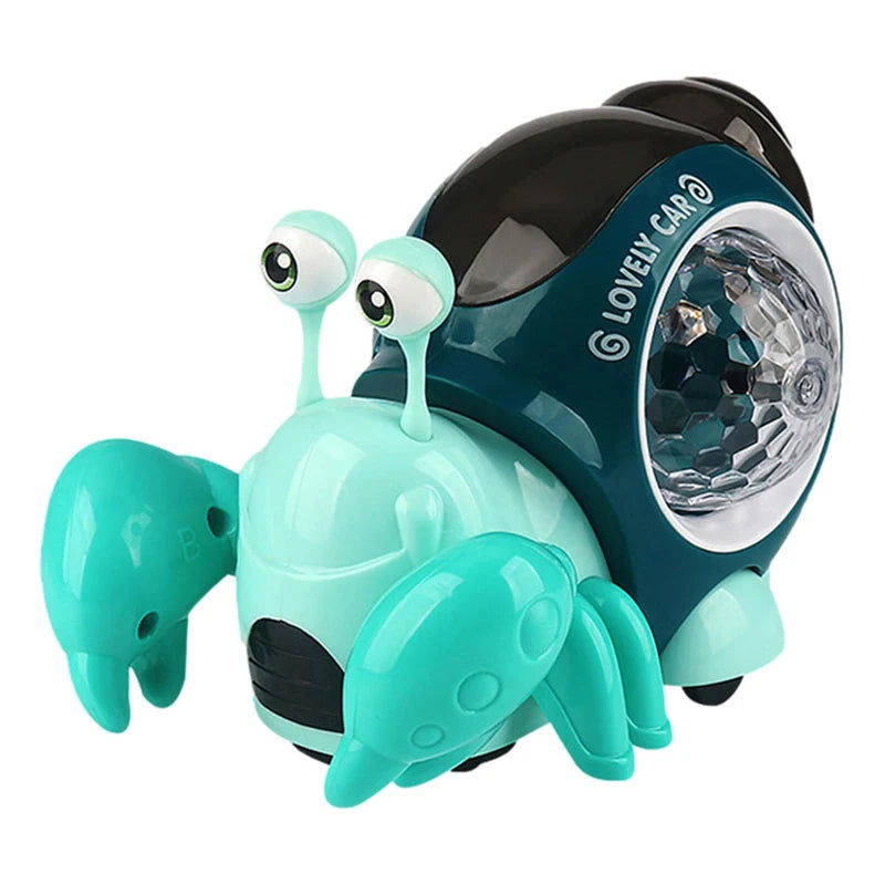Crawling Crab Baby Toy – Interactive Musical Light-Up Toy for Toddlers, Dancing & Moving Play, Ages 0-12 Months
