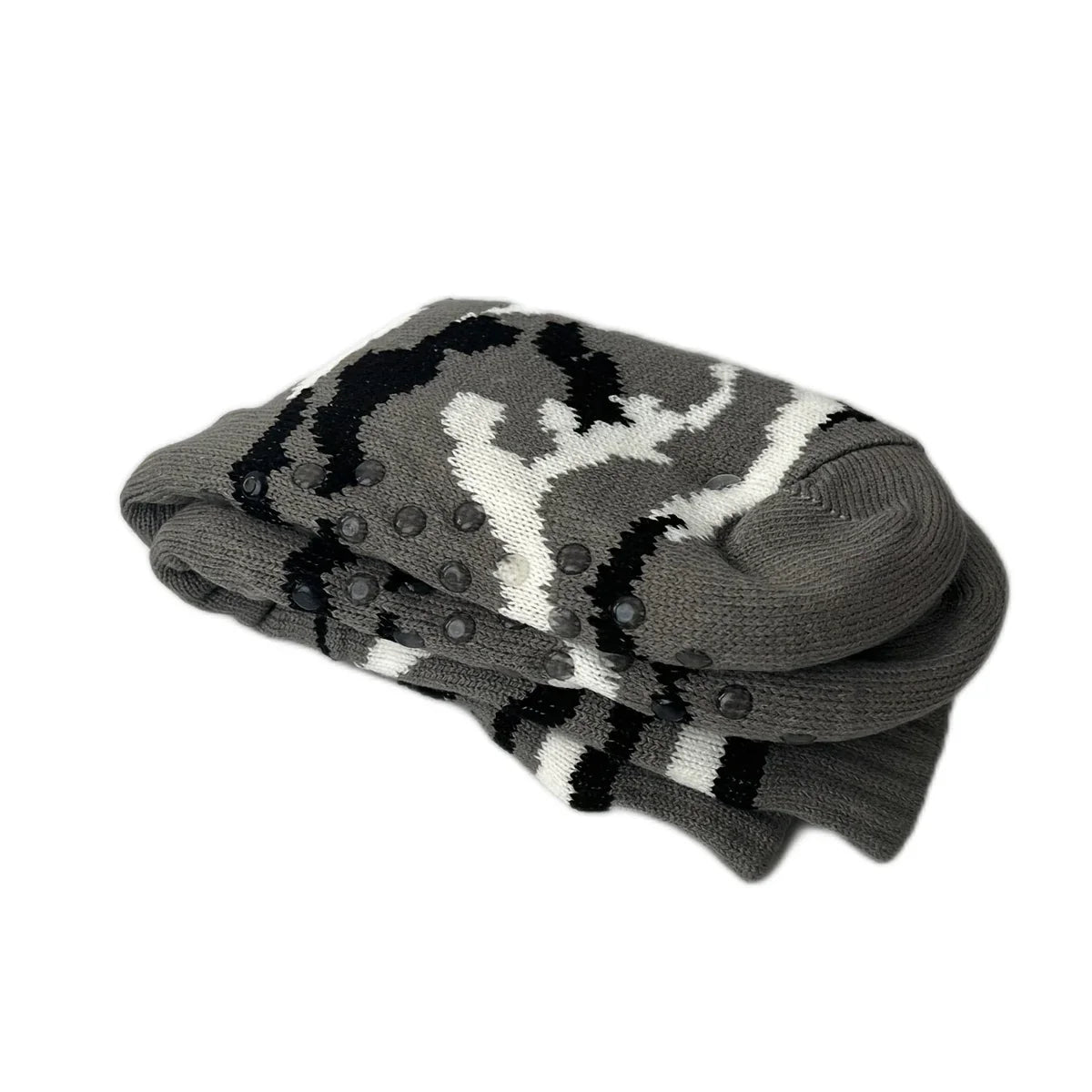 Men’s Fluffy Thermal Winter Socks – Soft Non-Slip Fleece Plush Grip Slipper Socks, Christmas Gift