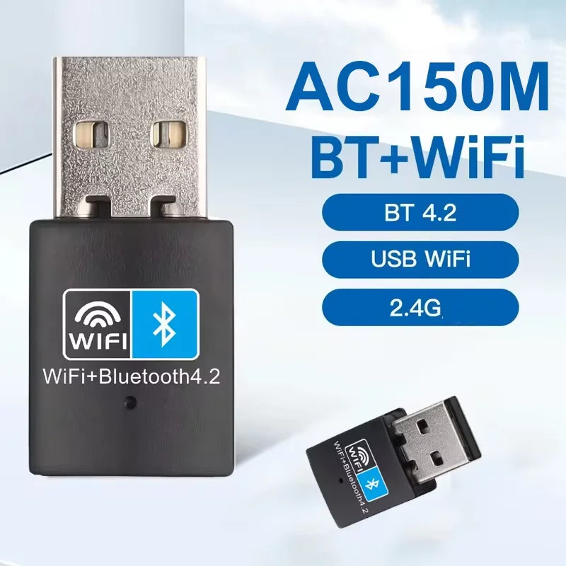 WiFi 6 AX900 Bluetooth 5.3 USB Adapter – Dual-Band 2.4G & 5GHz Wireless Network Card for PC/Laptop, Win10/11, Driver-Free