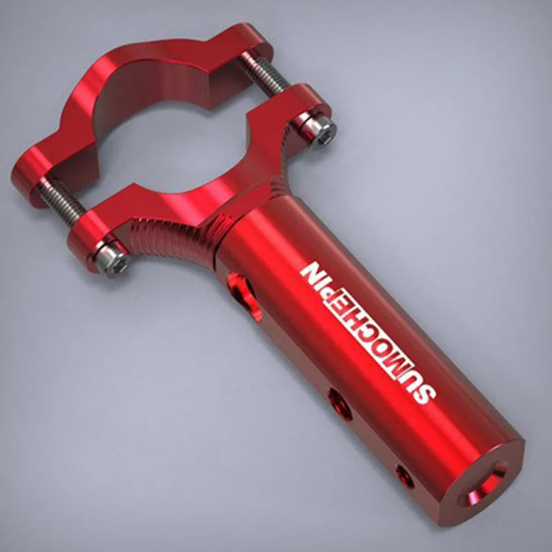 Motorcycle Handlebar Spotlight Bracket – Aluminum Alloy Extension for Rearview Mirror & Seat Retrofit Accessories
