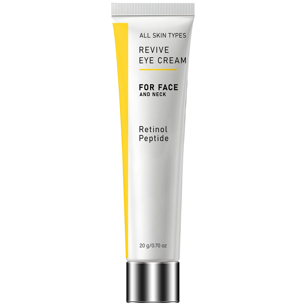 Revive Polypeptide Retinol Eye Cream – 20g Anti-Aging Moisturizer with Peptides and Hyaluronic Acid for Face, Neck & Eye Care