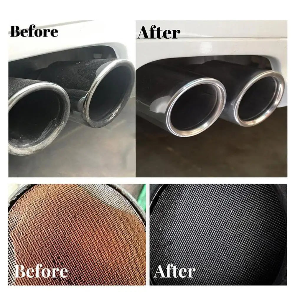 Car Catalytic Converter Cleaner - 3pcs 120ml Engine Fuel System Cleaning Booster Additive