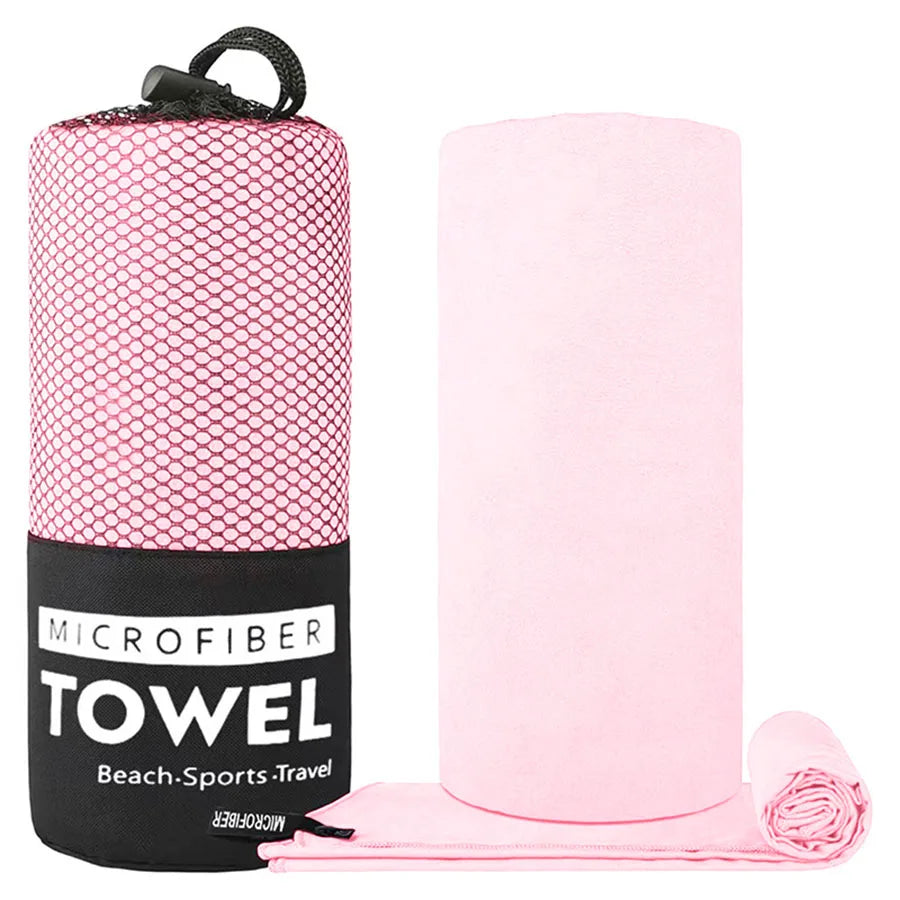 Quick Dry Microfiber Travel Towel – Ultra Absorbent, Super Soft & Compact Sports/Camping Towel for Outdoor Use (1pc)