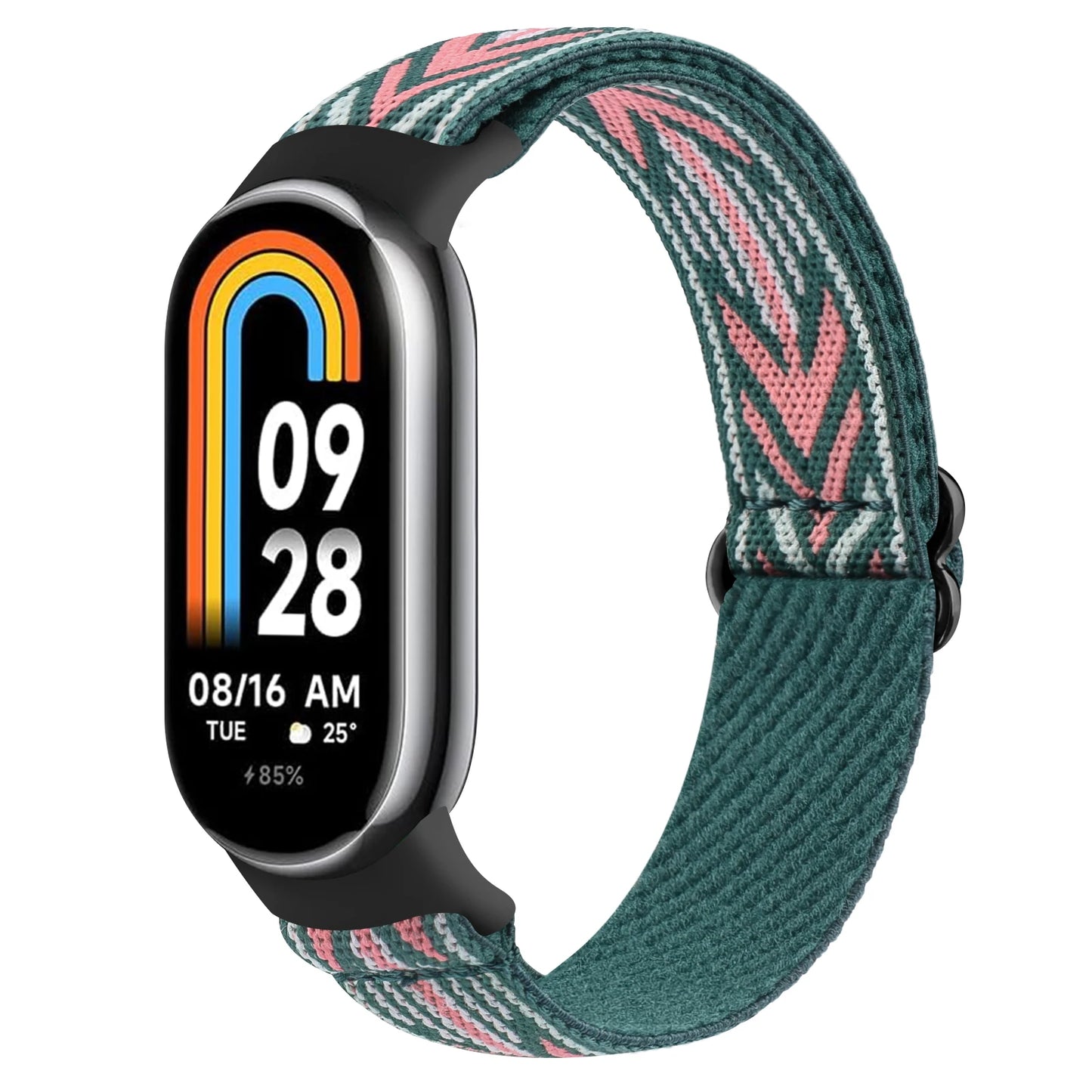 Nylon Loop Strap for Xiaomi Smart Band 9 & 8 – Elastic NFC Replacement Wristband Bracelet
