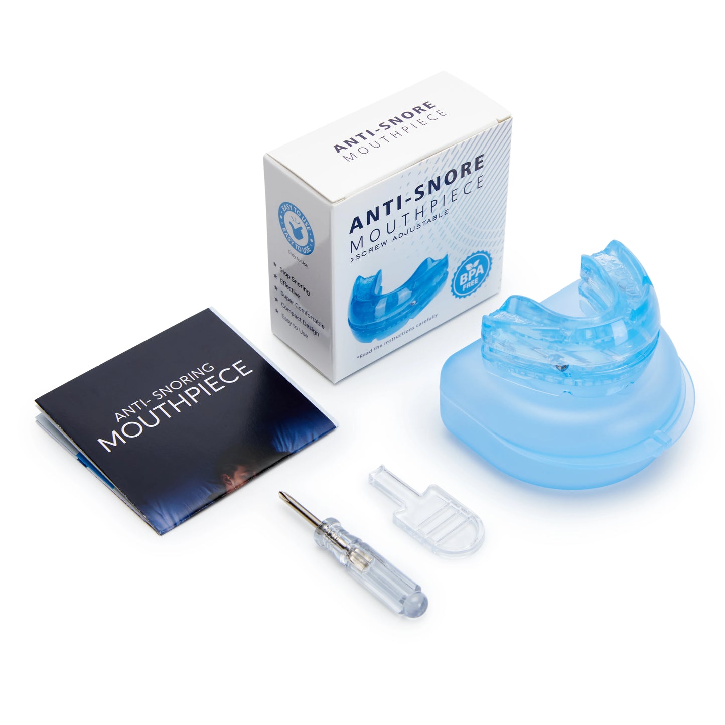 Anti-Snore Mouth Guard for Bruxism β Stop Snoring & Sleep Apnea Aid, Teeth Protection Night Mouthpiece