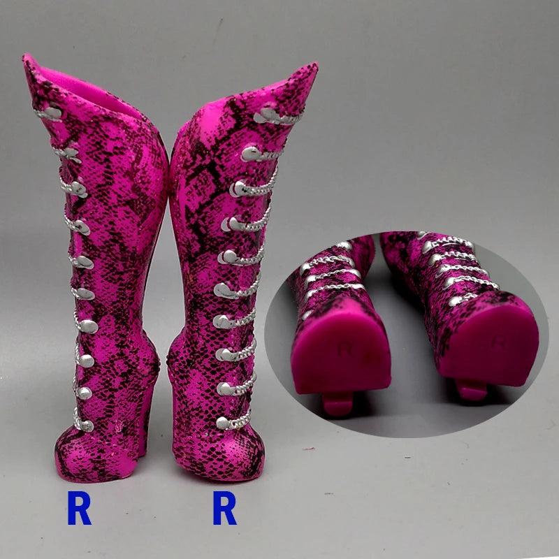 Little Kids 25CM Winter Doll Shoes – Boots & High Heels Accessories, Perfect Birthday Gift for Girls
