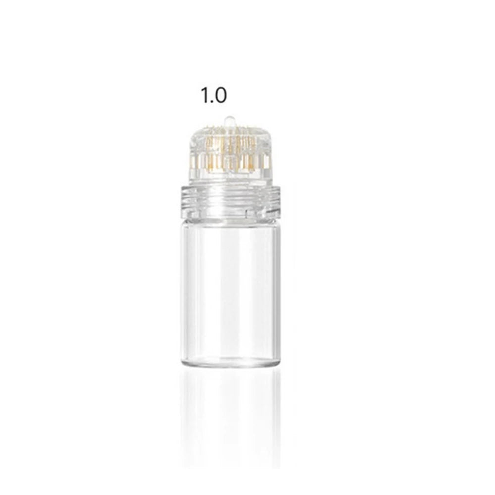 20-Pin Titanium Derma Stamp - 0.25mm Microneedling Tool for Face, Hair, Beard & Skin Care