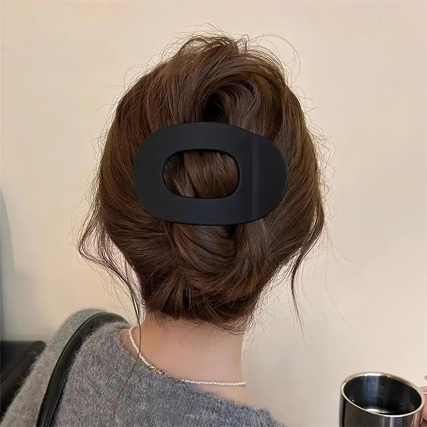 Elegant Matte Hair Claw Clip β Acetate Crab Hairgrip Spoon Barrette for Women Ponytail Styling Hair Accessories