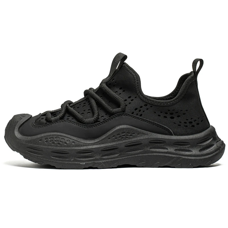 Men’s Casual Sport Sneakers - Breathable Thick Sole Shoes with Anti-Skid & Wear-Resistant Design