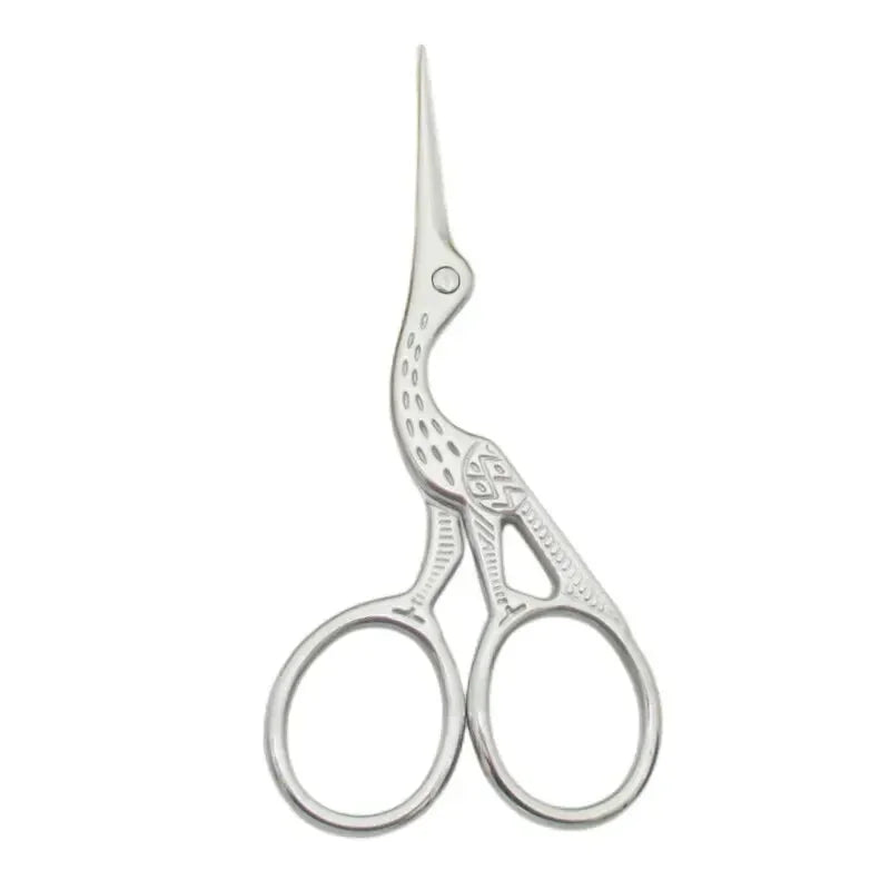 Rainbow Stork Embroidery Scissors β Stainless Steel Small Craft Scissors, Dressmaker Shears for Sewing & Embroidery