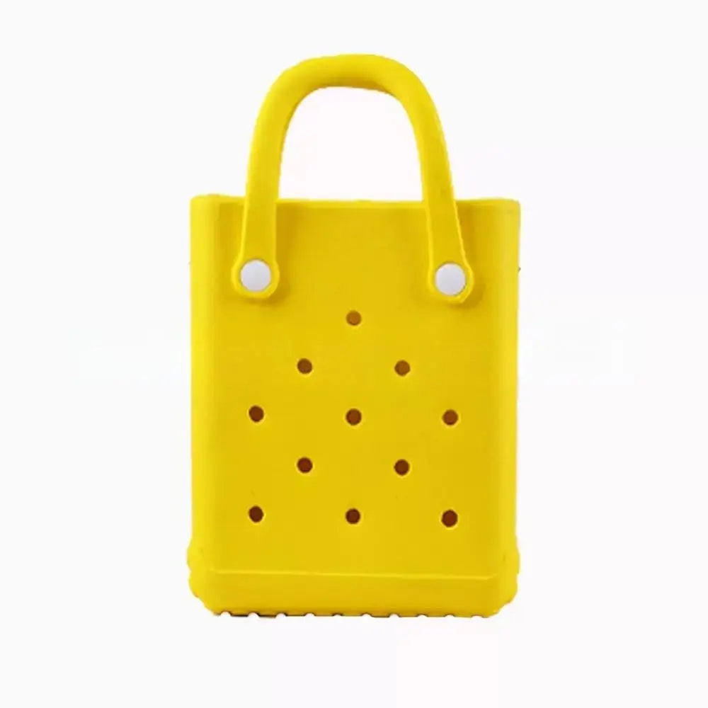Fashion EVA Beach Bag – DIY Cartoon Style Shoulder & Crossbody Travel Tote, Lightweight Holiday Storage & Accessory Bag