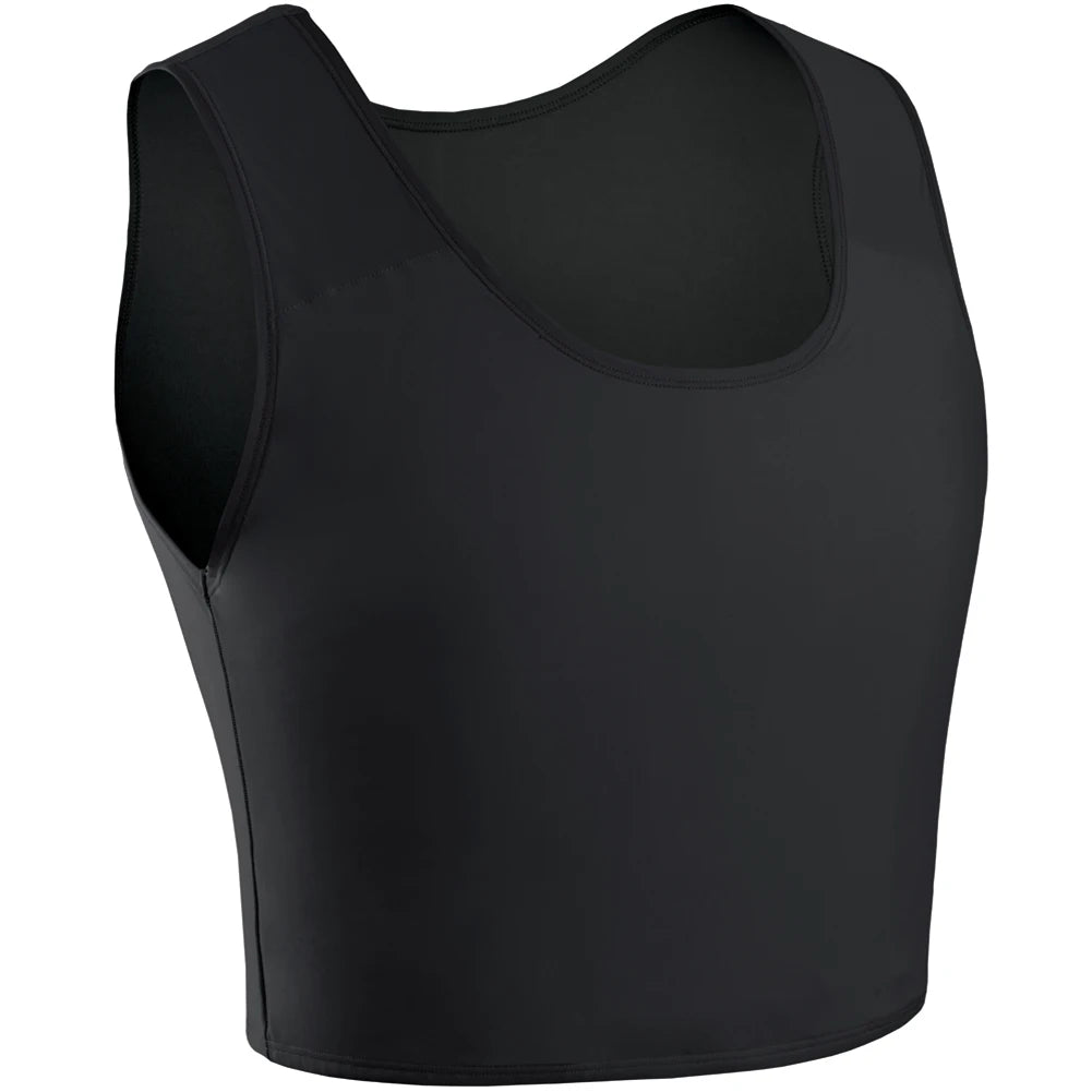 XUJI Transgender FTM Half Chest Binder – Breathable Tomboy Chest Compression for Comfort