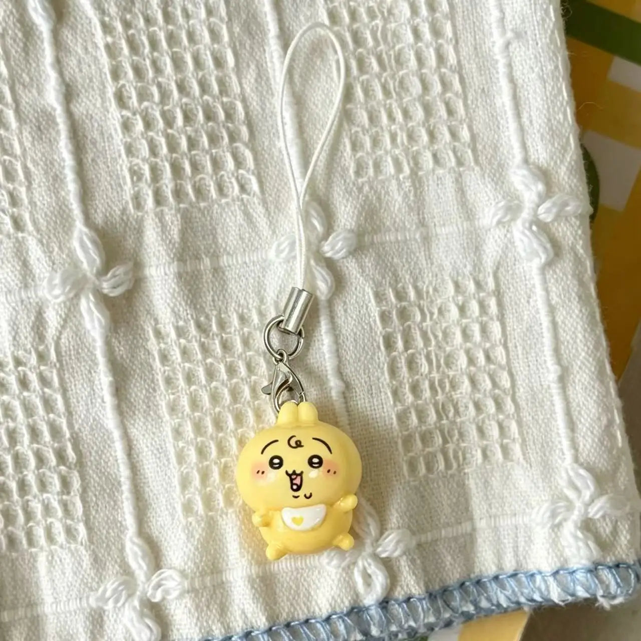 Kawaii Mini Resin Pendant Keychain - Cute Baby Outfit Phone Lanyard and Bag Charm for Girls