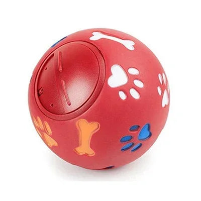 Pet Dog & Cat Treat Dispenser Ball β Interactive Rubber Chew Toy Food Leakage Feeder for Training & Play