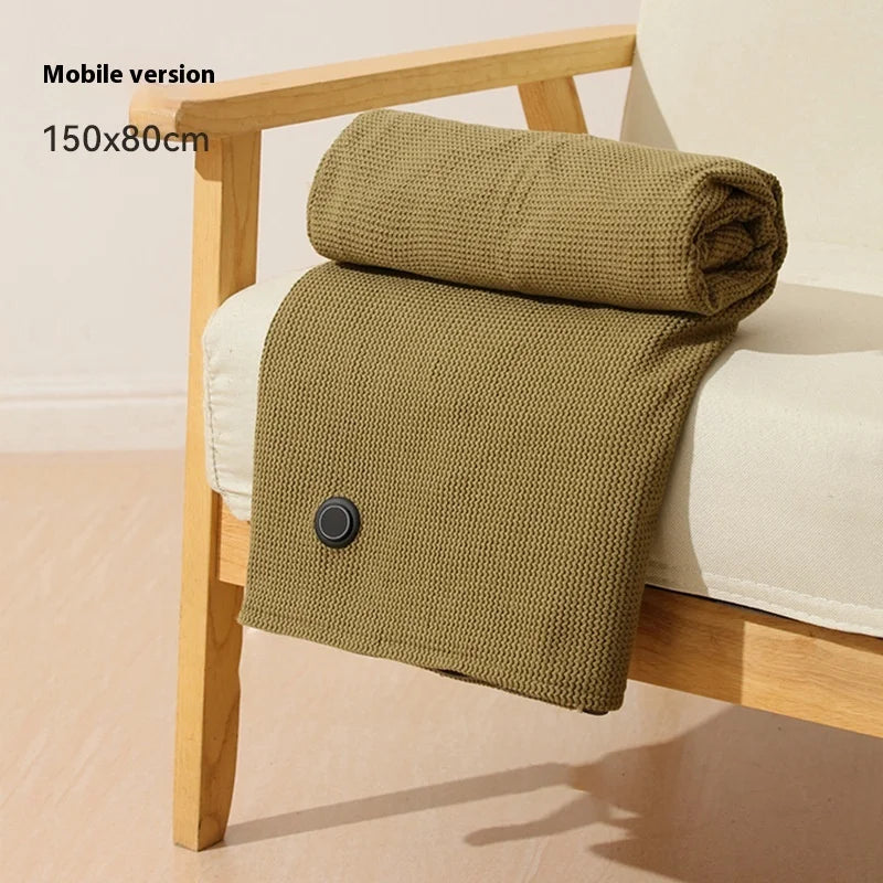 USB Electric Wearable Heated Blanket β Washable Warmer with 3 Adjustable Temperature Levels for Women