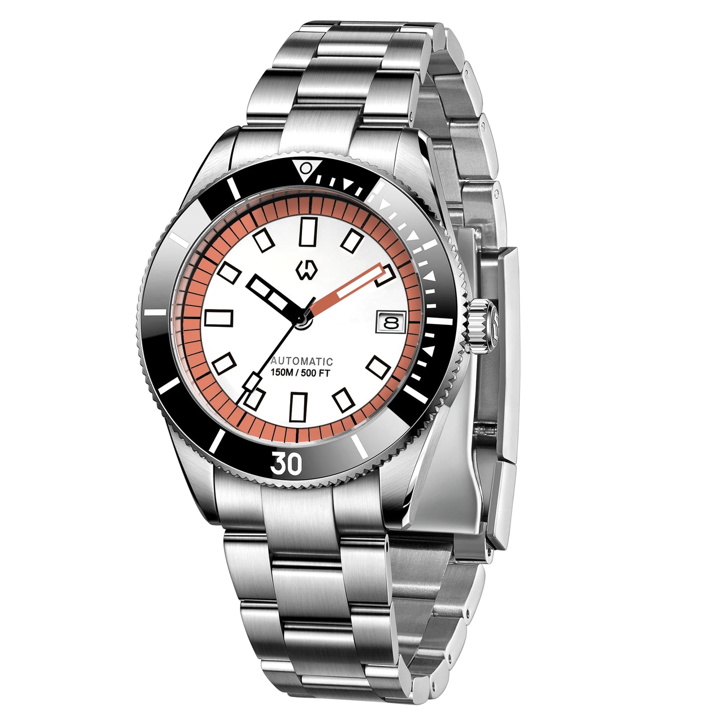 Men’s Automatic Mechanical Watch – Super Luminous Bezel, Japan NH35 Movement, 150M Waterproof Diving Watch