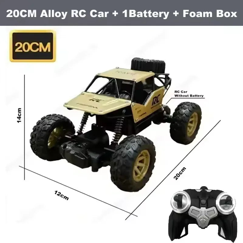 1:12 RC Off-Road 4WD Monster Truck – High-Speed 20Km/h All-Terrain Remote Control Car for Adults & Beginners