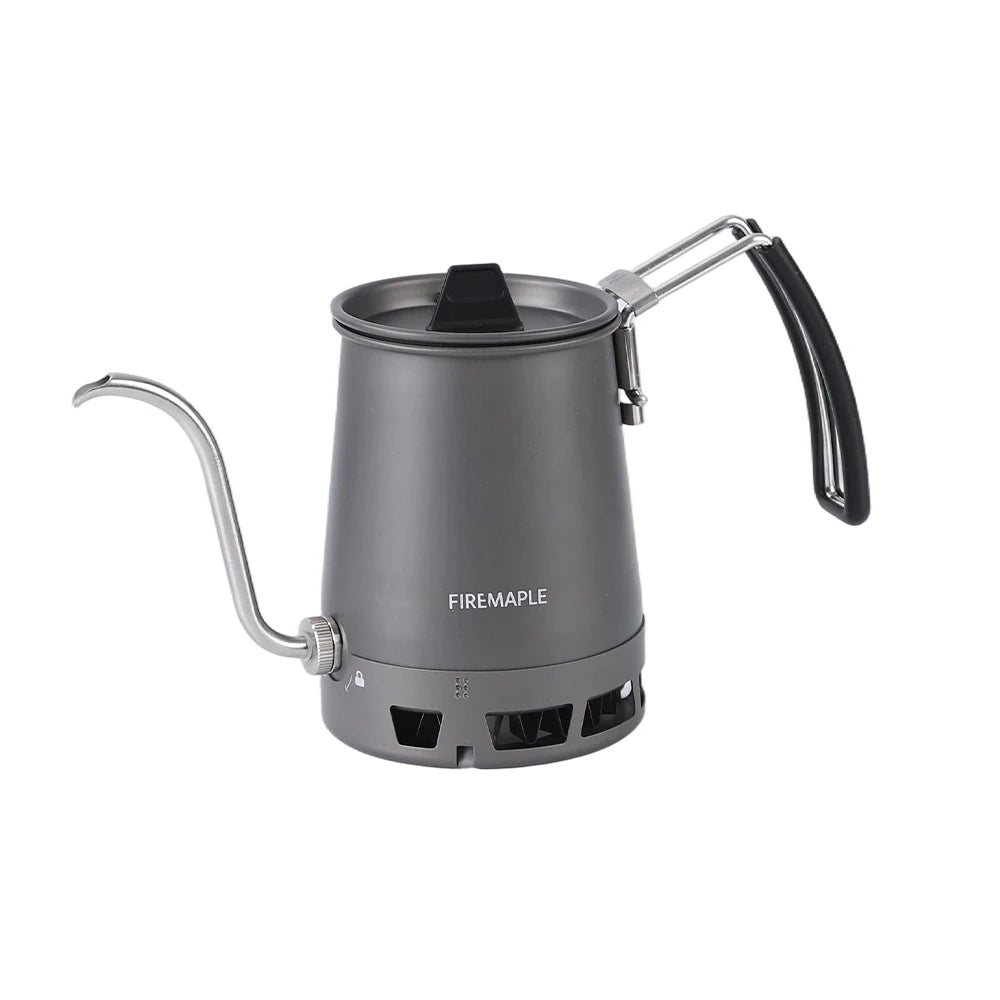 Fire-Maple Petrel Pour-Over Coffee Kettle - Gooseneck Spout with Detachable Handle for Portable Brewing