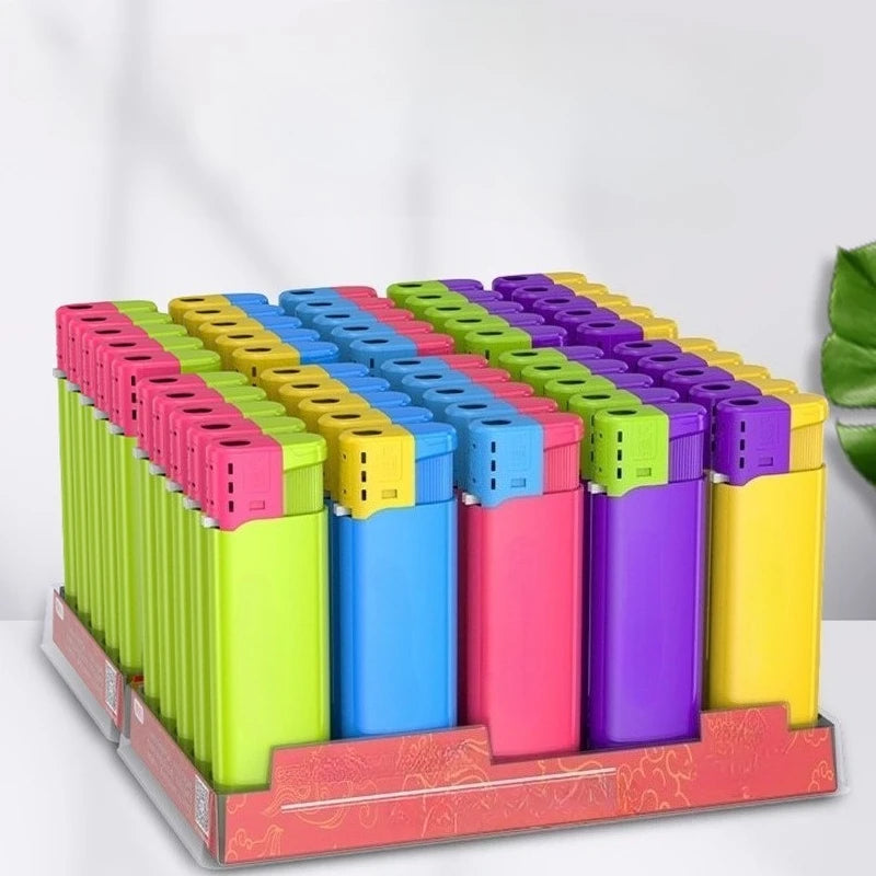 Disposable Open Flame Lighter Thick Double Layer β Custom Printed Wedding Supplies Bulk Cigarette Lighter Direct Sales