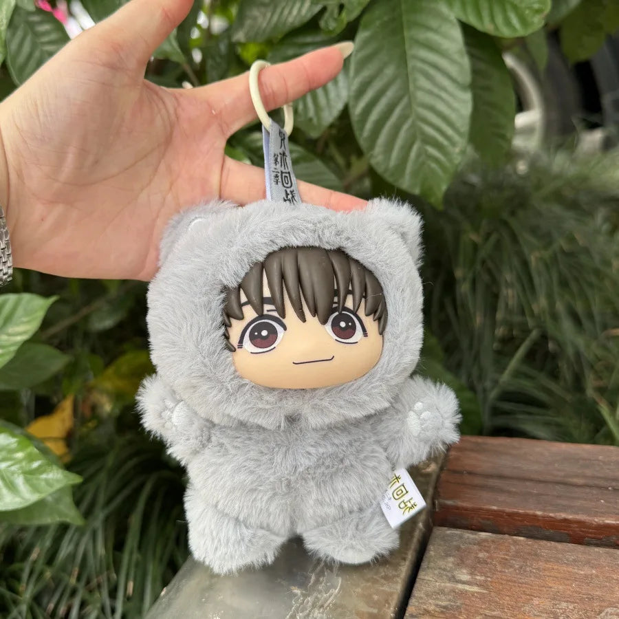 Spell Return Battle Paradise Party Plush Keychain - Cute Character Doll Pendant and Birthday Gift for Boys and Girls