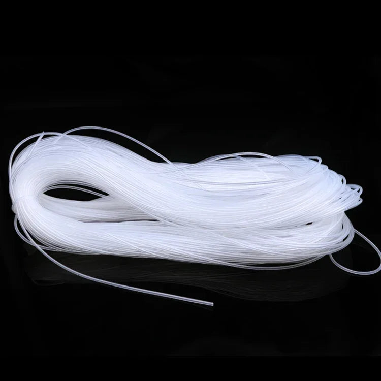 Clear Food Grade Silicone Tube Hose - 1/5M Flexible Transparent Rubber Tubing with 0.5-12mm Inner Diameter for Liquid Transfer & DIY Use