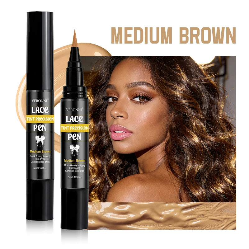 Lace Tint Precision Pen - 5ml Wig Lace Dyeing & Lace Color Correction Stick