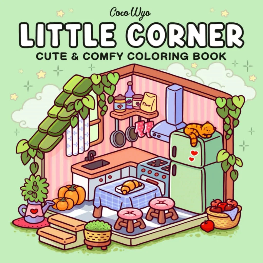 Into the Garden Coloring Book for Adults & Teens - Bold & Simple Designs with Plants, Flowers & Cute Animals