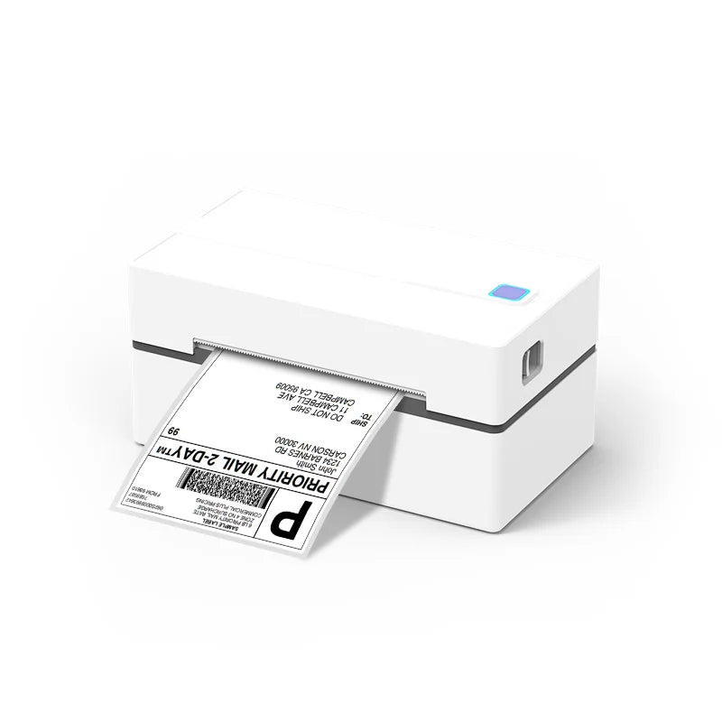 Portable 4x6 Thermal Label Printer - 203DPI Bluetooth USB No-Ink Shipping & Airway Bill Printer