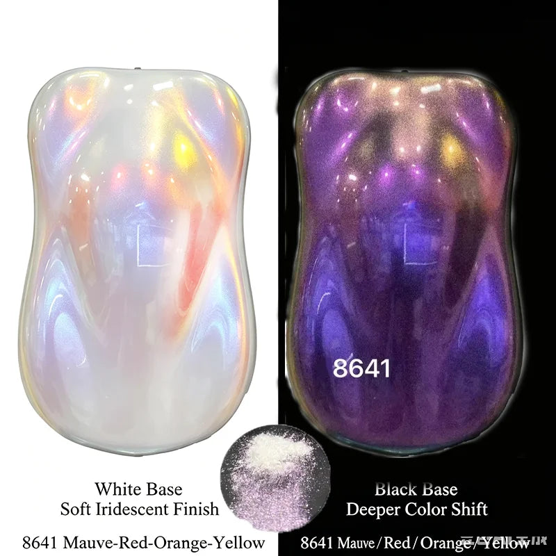 50g Chameleon Mica Powder Pigment - Blue to Violet Color-Shift Pearl for Epoxy Resin, Slime, Watercolor & DIY Crafts